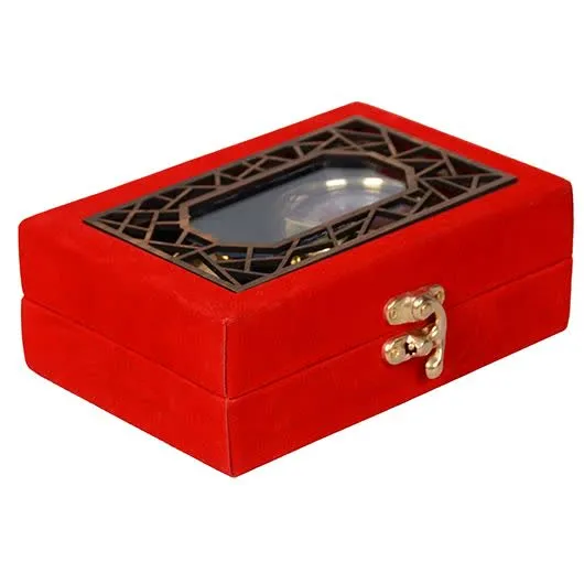 زعفران سوپر نگین صادراتی بایار جعبه مخمل