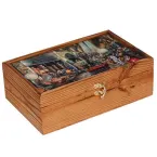 سوپر نگین صادراتی بایار جعبه چوبی سوغات