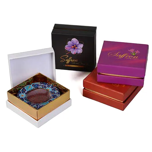 زعفران سوپر نگین صادراتی بایار  جعبه خاتم